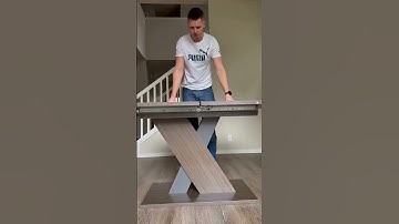 Space-Saving Extendable Dining Table for 4-8 Seats | Joysource #diningtable #spacesavingfurniture