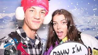 Animated Ski & Snowboard Gif Photo Booth