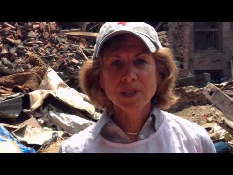 American Red Cross's Gail McGovern in Nepal - YouTube