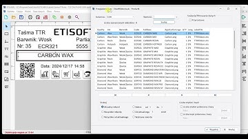 ETILABEL - program do etykiet. Bazy Danych - Excel.