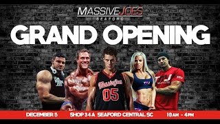 MassiveJoes Seaford GRAND OPENING Event Details! Saturday Dec 5 10am - 4pm! MassiveJoes.com
