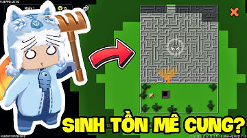 100 Ngày Thử Thách Sinh Tồn Trong Mê Cung Không Lối Thoát | Meowpeo Mini World