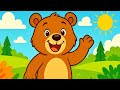 The Bear Song 🐻| Jungle Animals | Nursery Rhymes | Baby poem | Cartoon | Tiger kids