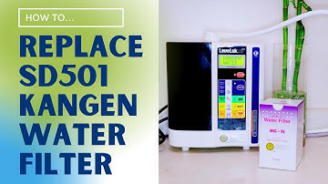 HOW TO REPLACE KANGEN WATER FILTER | Leveluk SD501 | Enagic