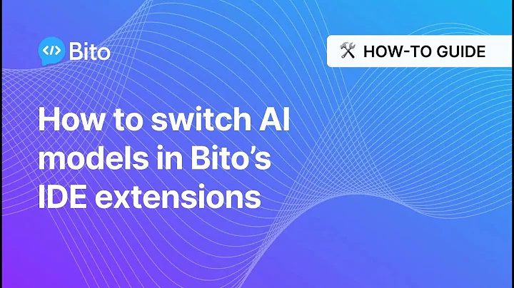 How to switch AI models in Bito’s IDE extensions