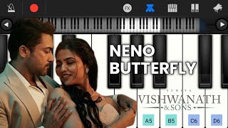 Neno butterfly song in piano | pattampoochi song in piano | Vishwanath and sons |walk band|melophile screenshot 5