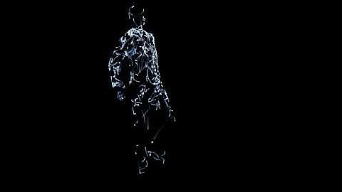 Thinking Particles test, changing target 2