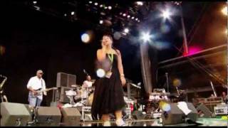 Lily Allen - Knock &#39;Em Out (Live) - T in the park festival 2007