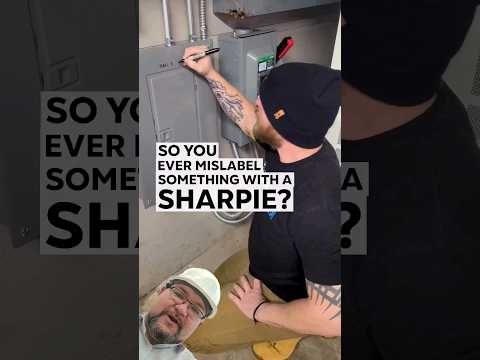 Как СТЕРЕТЬ ПЕРМАНЕНТНЫЙ МАРКЕР? #electrician #секрет #энерголикбез