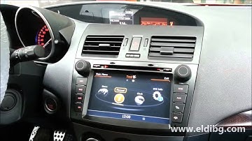 8 Inch 2010-2013 Mazda 3 MPS Navigation System GPS 3 Zone/POP/3G/WIFI/DVD Recording/Phonebook eldibg