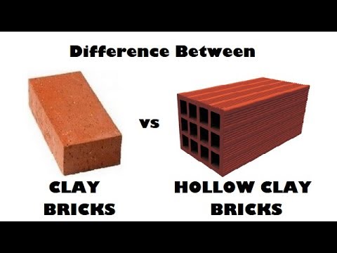 Solid Clay Bricks VS Hollow Clay