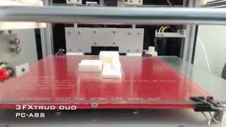 PC-ABS (polycarbonate-ABS) parts 3D printed with 3FXtrud Duo by ShapingBits