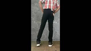 Download lagu Celana jeans pria warna hitam levis 505 slim fit jeans