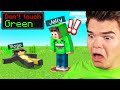 If you Touch GREEN You DIE In Minecraft…