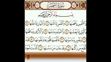 سورة الشمس بصوت الشيخ ماهر المعيقلي
