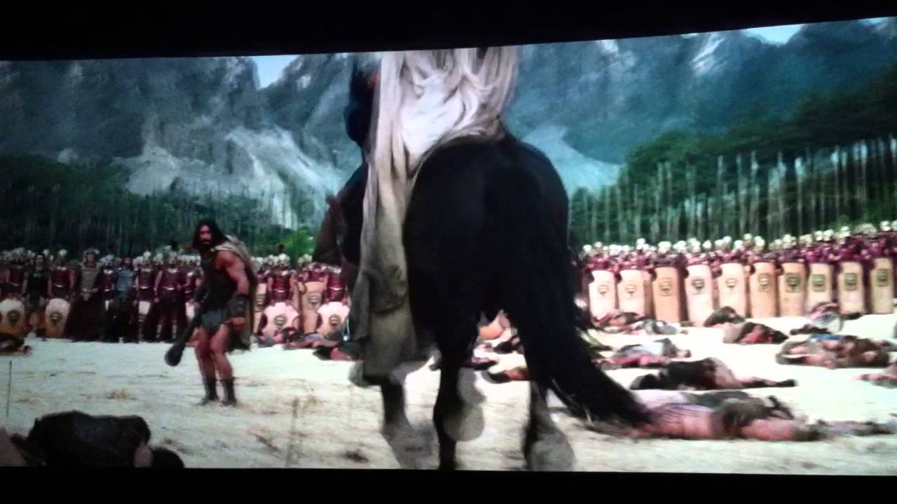 Hercules war scene 2- Rock in action...