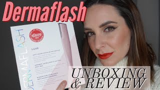 DERMAFLASH | At Home Dermaplaning | DEMO | Unbox | Review