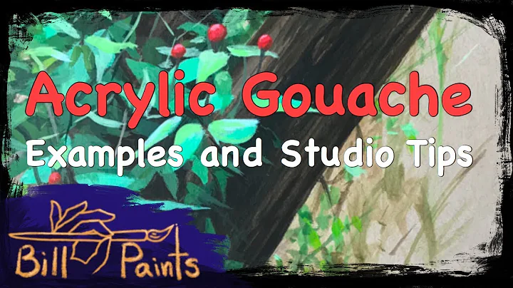 Acrylic Gouache - Artwork and Studio Tips