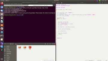ROS, simple chatter and listener