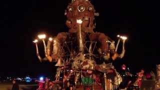Burning Man 2013 - El Pulpo Mechanico and the Gypsy Queen art cars