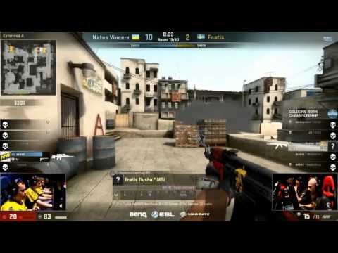 flusha cheating on ESL One Cologne 2014 Quarterfinals vs Na 'Vi