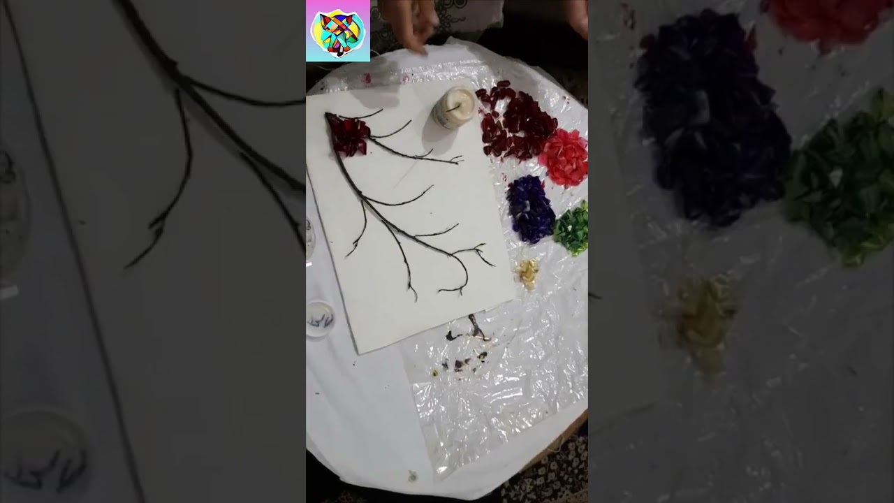 Fish Scale Fantasy Art How to make wall pannel with fish🐠🐋🐟 scale