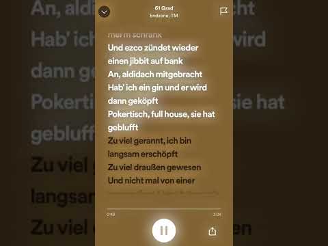 61 Grad(sped up+lyrics)
