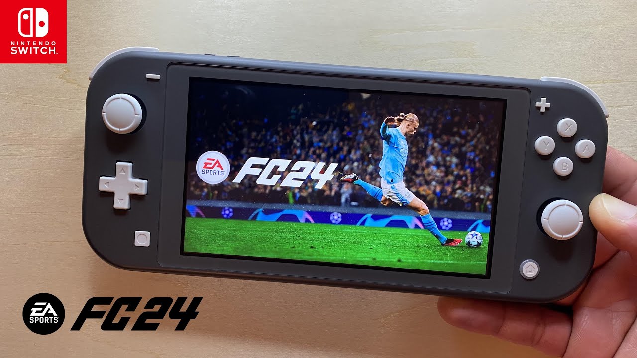 EA Sports FC 24 Nintendo Switch Lite Gameplay 
