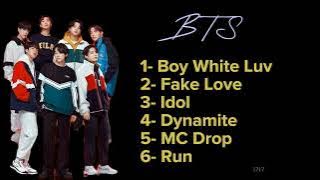 Popular Songs of BTS