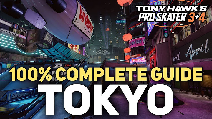 Tokyo - All Goals & Secrets - Tony Hawk's Pro Skater 3 + 4