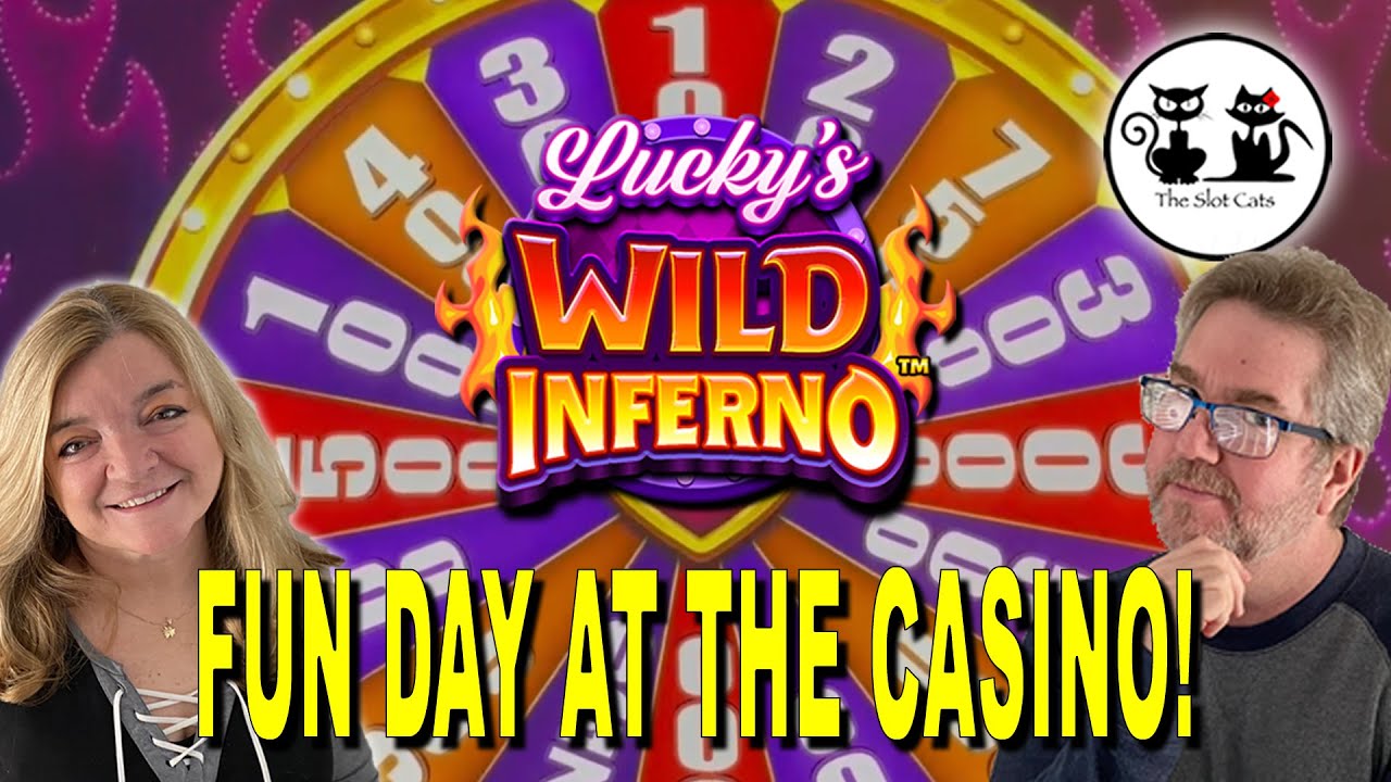 THE SLOT CATS HAVE A FUN DAY AT THE CASINO! PLAYING SOME OF THEIR