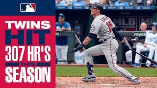 The minnesota twins edged out new york yankees to lead majors with 307
home runs, setting a big league record don't forget subscribe!
https://...