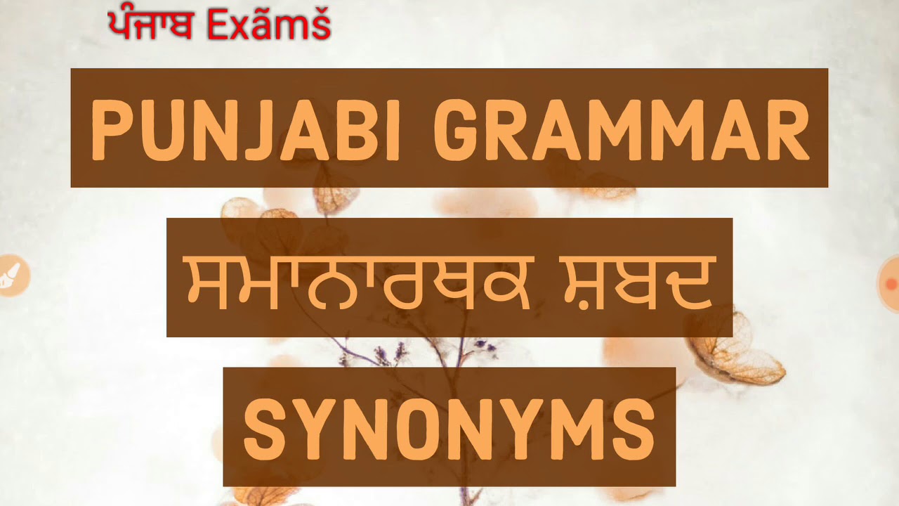 assignment synonyms in punjabi