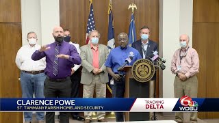 St. Tammany Parish officials prepared for Hurricane Delta
