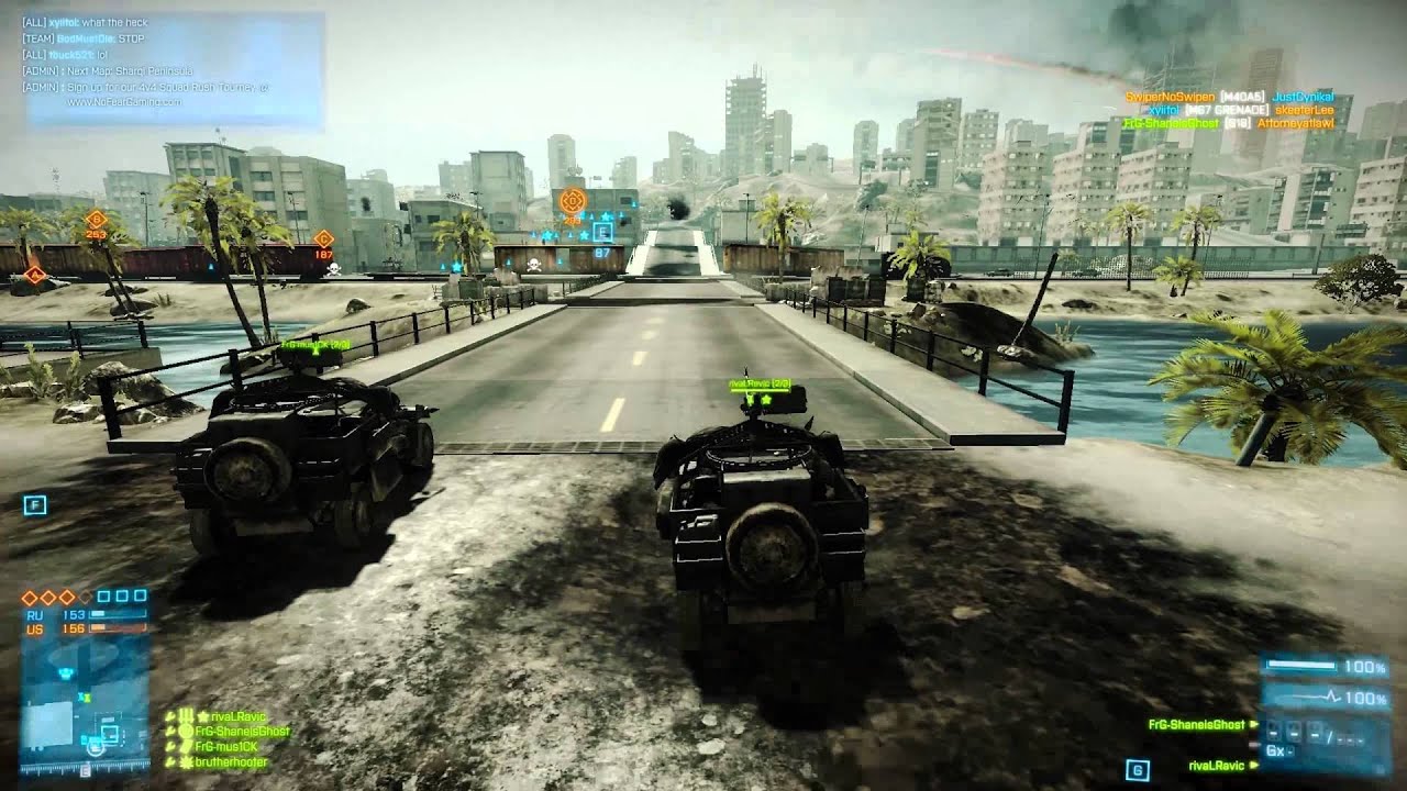 Battlefield 3 Death Race on Karkand karkandak
