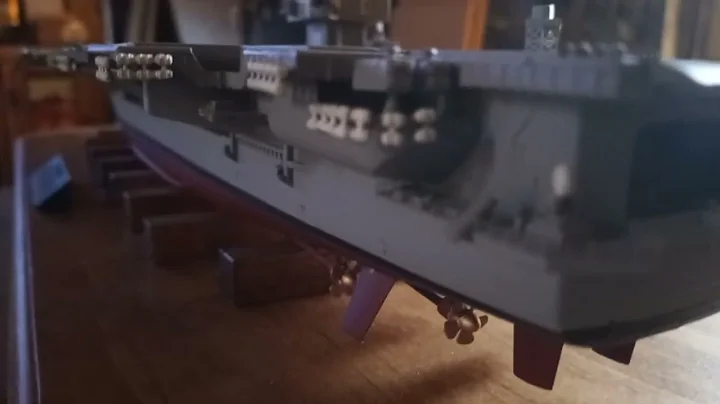 Academy 600th scale USS Enterprise aircraft carrier  - update #5
