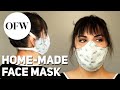 Sewing a homemade face mask  ofw