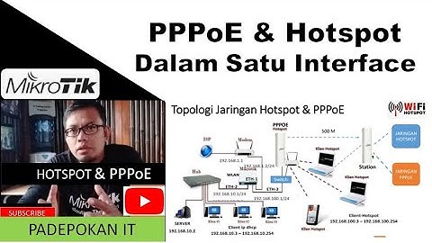 Setting PPPoE Dan Hotspot Dalam Satu Interface | Mikrotik RT-RW Net