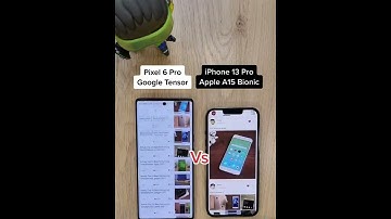 Pixel 6Pro Google Tensor Vs I Phone 13 Pro Apple A15 Bionic Speed Test #shorts