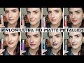 NEW Revlon Ultra HD Matte Metallic Lipcolors | Lip Swatches of All 8 Shades1