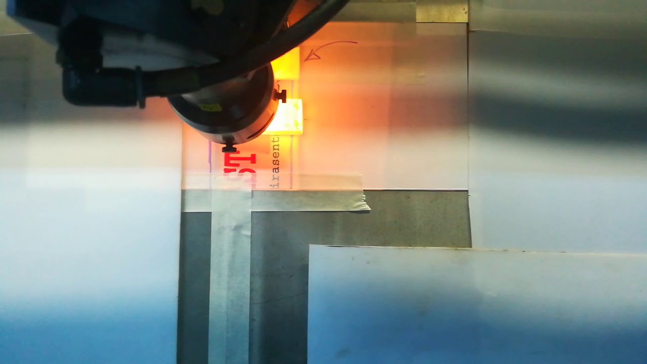 Trotec SP1500 orange sunset - YouTube