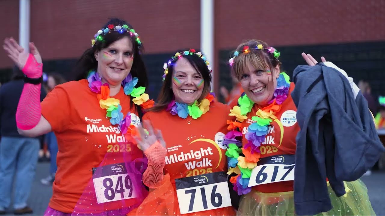 Rotherham Hospice Midnight Walk 2025