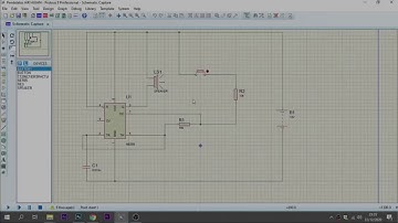 Rangkaian Alat pendeteksi hujan dengan Proteus