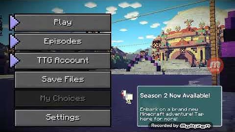 Minecraft Story Mode 1 Part 1 (Endercon Building Competition)