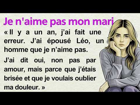 I Married Without Love 💔 ｜ Learn French with Simple Story A1–A2