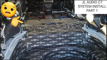 JL Audio C7 System Install Part 1