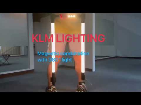 DIY Magnetic lighting system combination with 360degree light tube