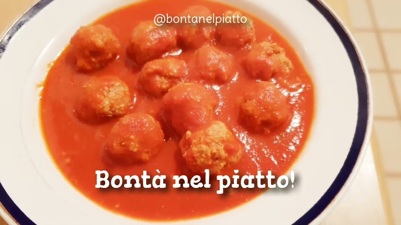 POLPETTE DI CARNE AL SUGO buonissime TRADIZIONE DELLA NONNA 🥣🥫 #cooking #recetas