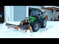 Schneeräumen 2019 | Deutz-Fahr DX 3.65 / Hauer Schneeschild | Moareida Agrar