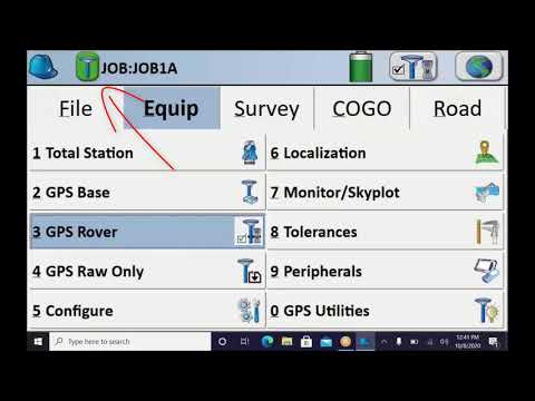 Carlson SurvPC Fundamentals 2/6 – Configuring Receiver on Real Time Networks